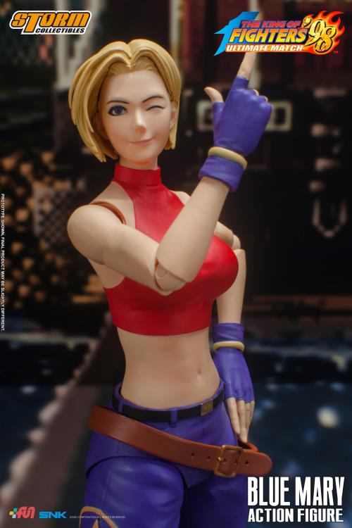 The King of Fighters '98 Blue Mary 1/12 Scale Action Figure Gallery Image 15