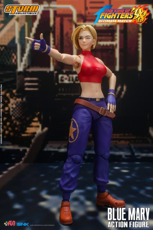 The King of Fighters '98 Blue Mary 1/12 Scale Action Figure Gallery Image 7