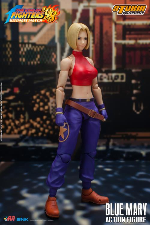 The King of Fighters '98 Blue Mary 1/12 Scale Action Figure Gallery Image 4