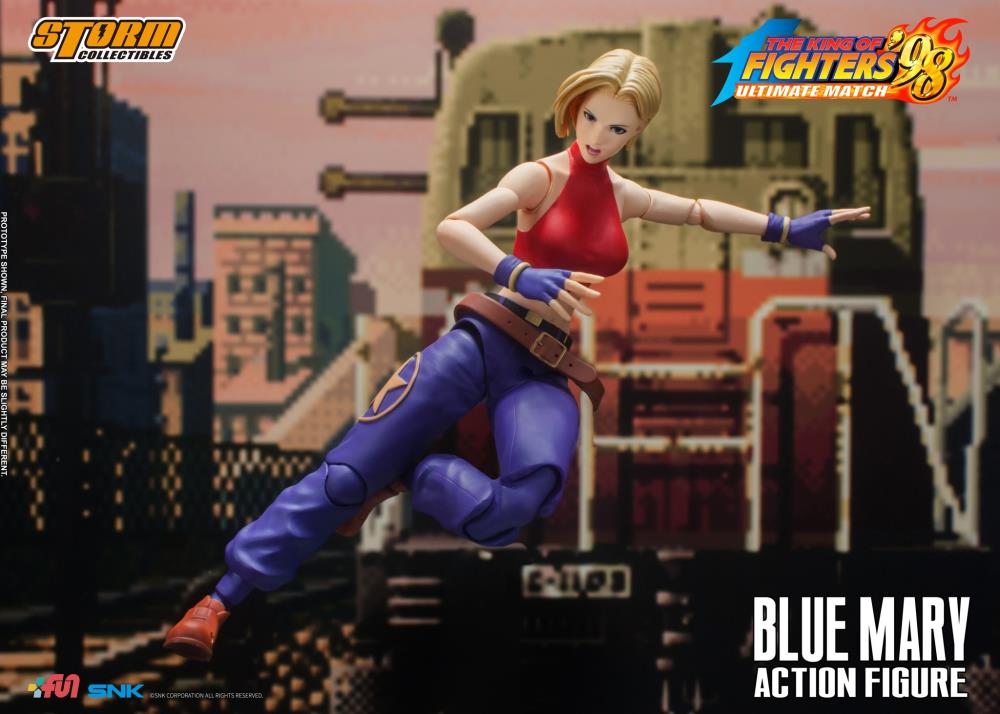 The King of Fighters '98 Blue Mary 1/12 Scale Action Figure Gallery Image 14