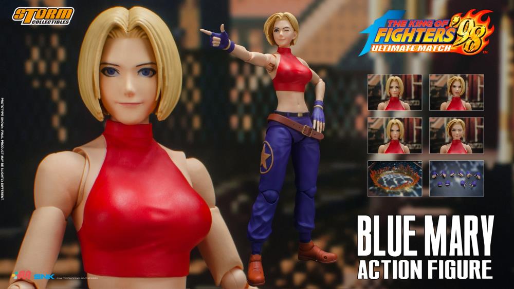 The King of Fighters '98 Blue Mary 1/12 Scale Action Figure Gallery Image 22