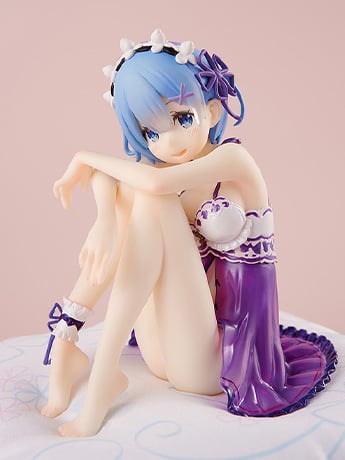 Re:Zero Starting Life in Another World KD Colle Rem (Birthday Purple Lingerie Ver.) 1/7 Scale Figure Gallery Image 2