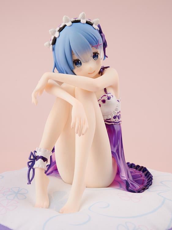Re:Zero Starting Life in Another World KD Colle Rem (Birthday Purple Lingerie Ver.) 1/7 Scale Figure Gallery Image 8