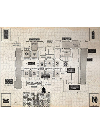 The Shining Overlook Hotel Floor Plan 1000-Piece Jigsaw Puzzle Gallery Image 2