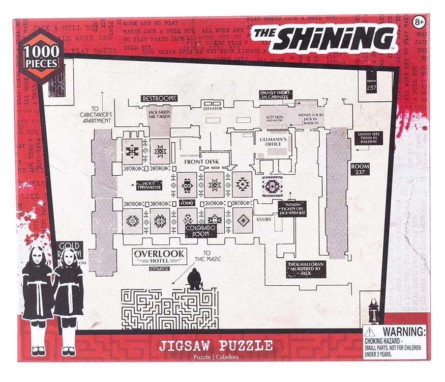 The Shining Overlook Hotel Floor Plan 1000-Piece Jigsaw Puzzle Gallery Image 3