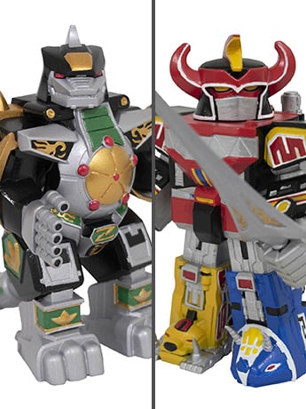 Mighty Morphin Power Rangers Vinimates Megazord & Dragonzord Two-Pack Gallery Image 2
