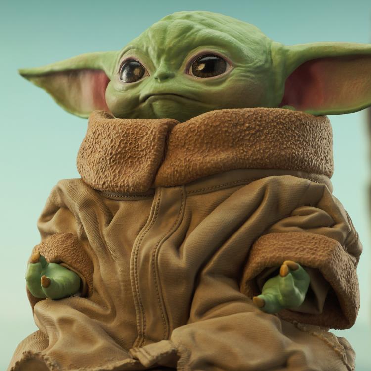 The Mandalorian Milestones Grogu on Seeing Stone 1/2 Scale Limited Edition Statue Gallery Image 8