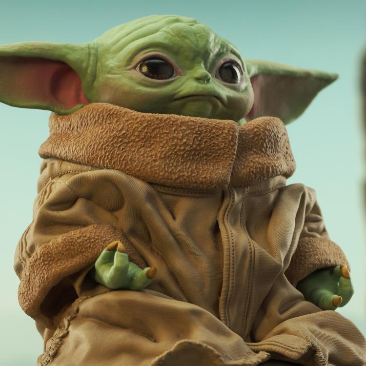 The Mandalorian Milestones Grogu on Seeing Stone 1/2 Scale Limited Edition Statue Gallery Image 9