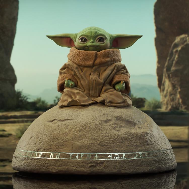 The Mandalorian Milestones Grogu on Seeing Stone 1/2 Scale Limited Edition Statue Gallery Image 3