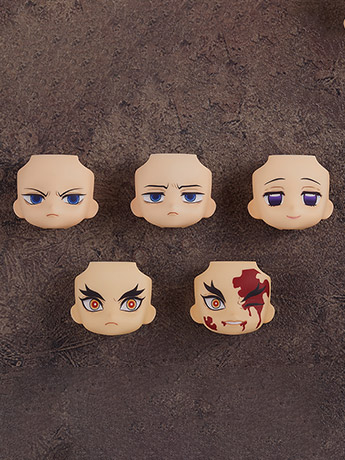 Demon Slayer: Kimetsu no Yaiba Nendoroid More: Face Swap Vol.2 Set of 5 Face Plates Gallery Image 2