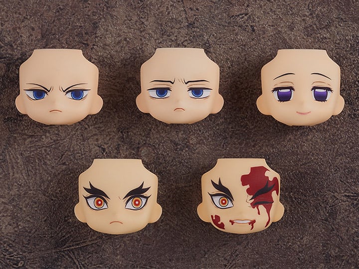 Demon Slayer: Kimetsu no Yaiba Nendoroid More: Face Swap Vol.2 Set of 5 Face Plates Gallery Image 1