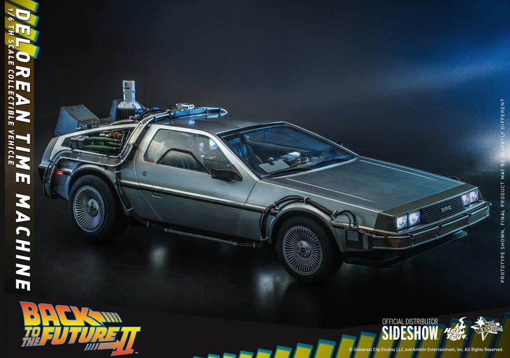 Back to the Future Part II MMS636 DeLorean Time Machine 1/6th Scale Vehicle Gallery Image 3