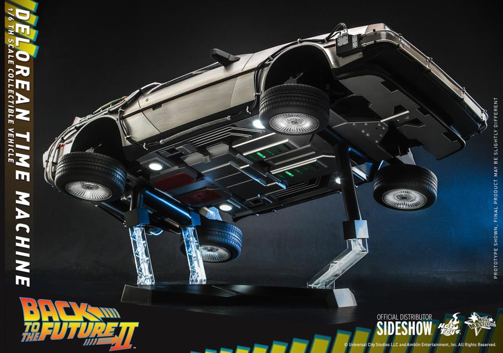 Back to the Future Part II MMS636 DeLorean Time Machine 1/6th Scale Vehicle Gallery Image 18
