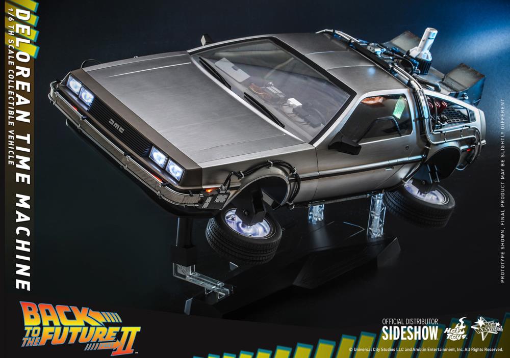 Back to the Future Part II MMS636 DeLorean Time Machine 1/6th Scale Vehicle Gallery Image 10