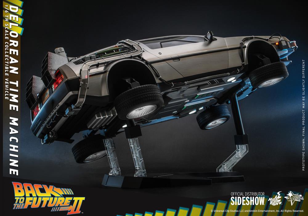 Back to the Future Part II MMS636 DeLorean Time Machine 1/6th Scale Vehicle Gallery Image 19