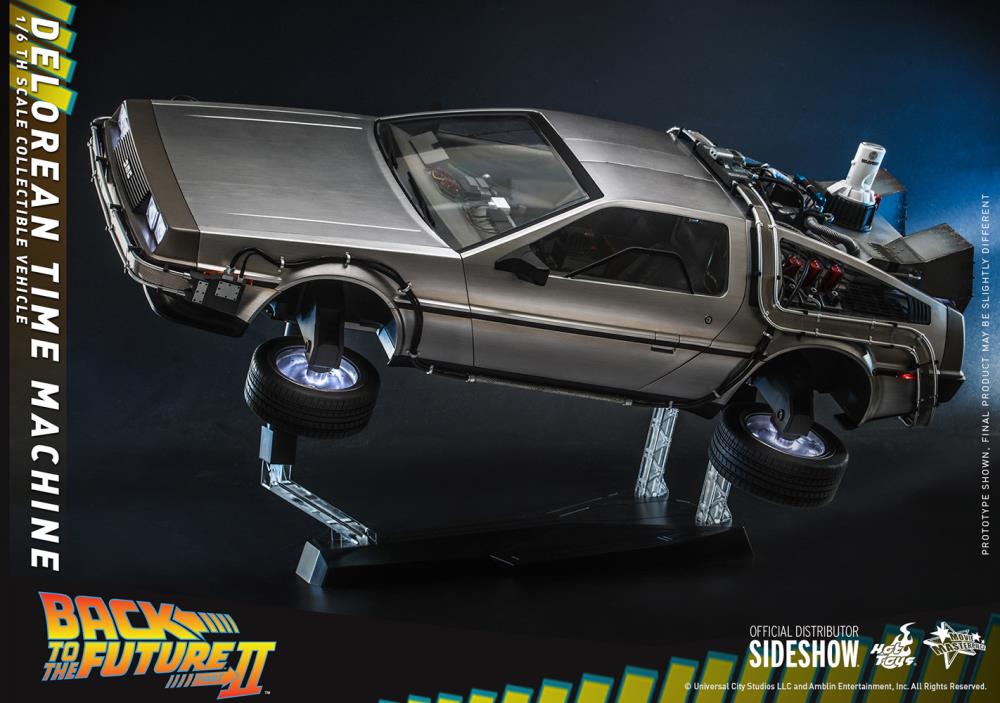 Back to the Future Part II MMS636 DeLorean Time Machine 1/6th Scale Vehicle Gallery Image 11