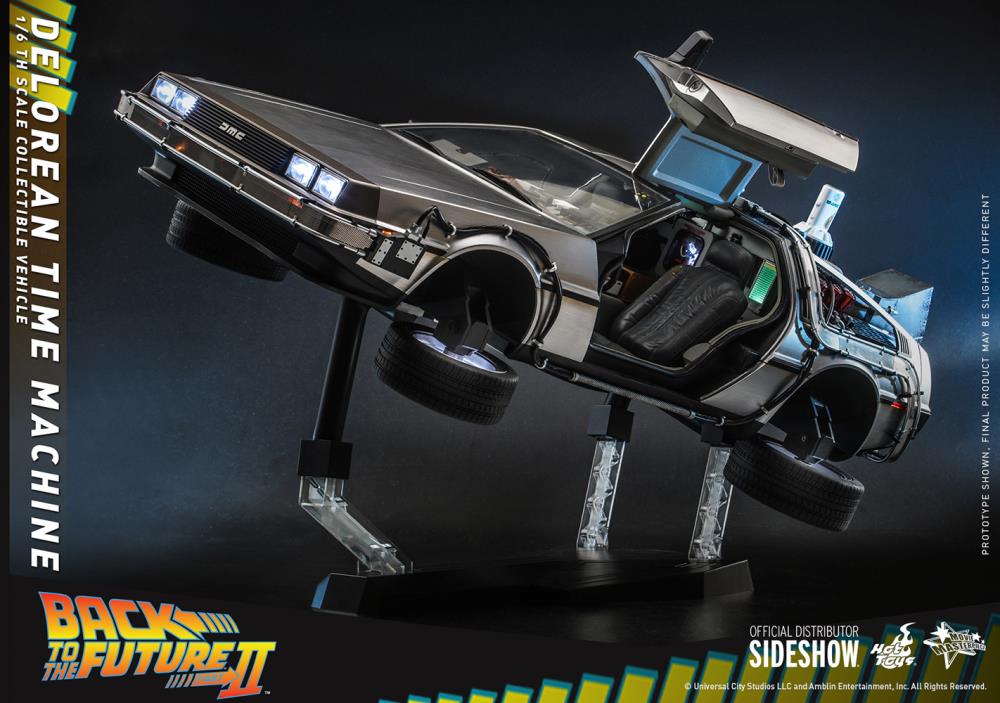Back to the Future Part II MMS636 DeLorean Time Machine 1/6th Scale Vehicle Gallery Image 13