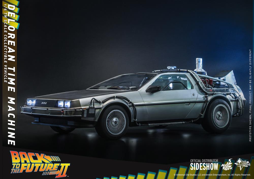 Back to the Future Part II MMS636 DeLorean Time Machine 1/6th Scale Vehicle Gallery Image 4