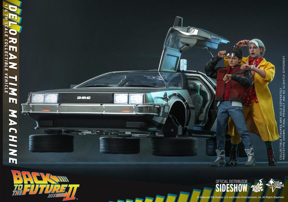 Back to the Future Part II MMS636 DeLorean Time Machine 1/6th Scale Vehicle Gallery Image 21