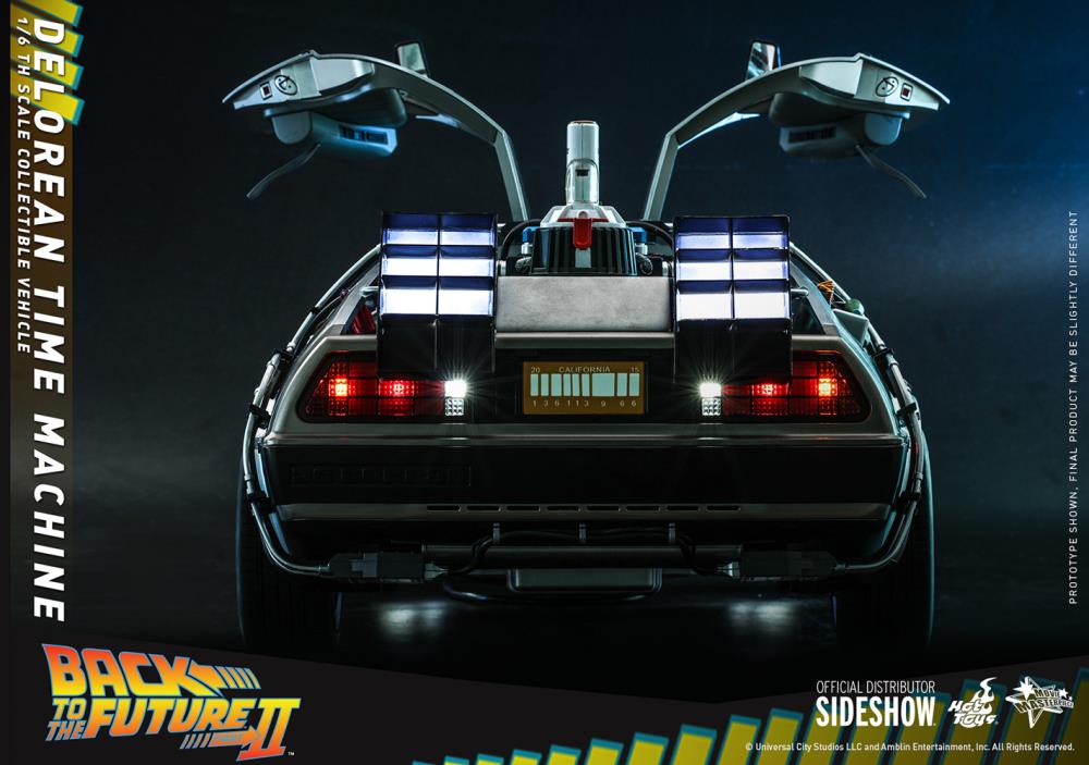 Back to the Future Part II MMS636 DeLorean Time Machine 1/6th Scale Vehicle Gallery Image 8