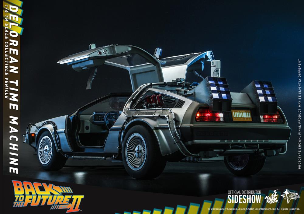 Back to the Future Part II MMS636 DeLorean Time Machine 1/6th Scale Vehicle Gallery Image 6