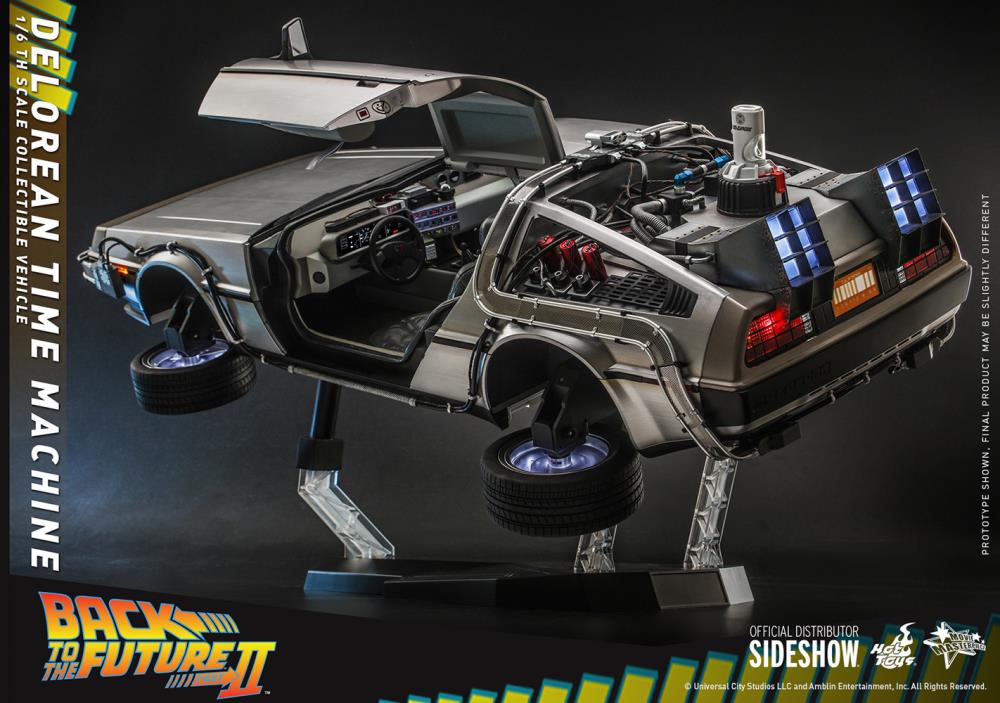 Back to the Future Part II MMS636 DeLorean Time Machine 1/6th Scale Vehicle Gallery Image 14