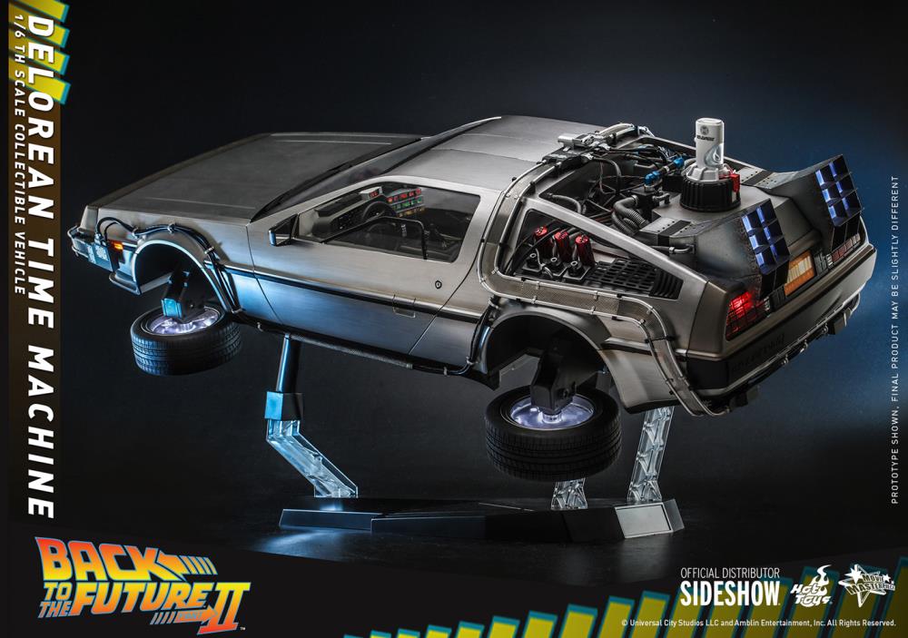 Back to the Future Part II MMS636 DeLorean Time Machine 1/6th Scale Vehicle Gallery Image 16