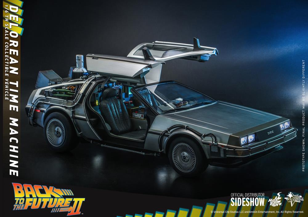 Back to the Future Part II MMS636 DeLorean Time Machine 1/6th Scale Vehicle Gallery Image 5