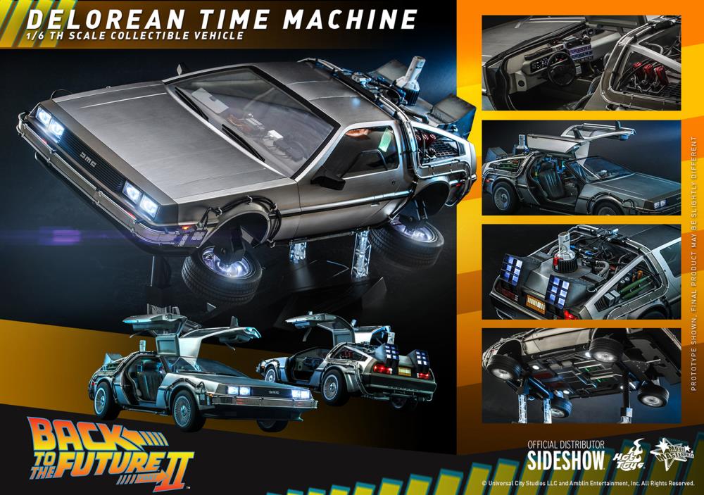 Back to the Future Part II MMS636 DeLorean Time Machine 1/6th Scale Vehicle Gallery Image 22