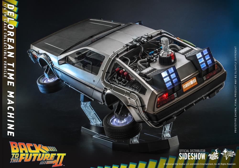 Back to the Future Part II MMS636 DeLorean Time Machine 1/6th Scale Vehicle Gallery Image 12