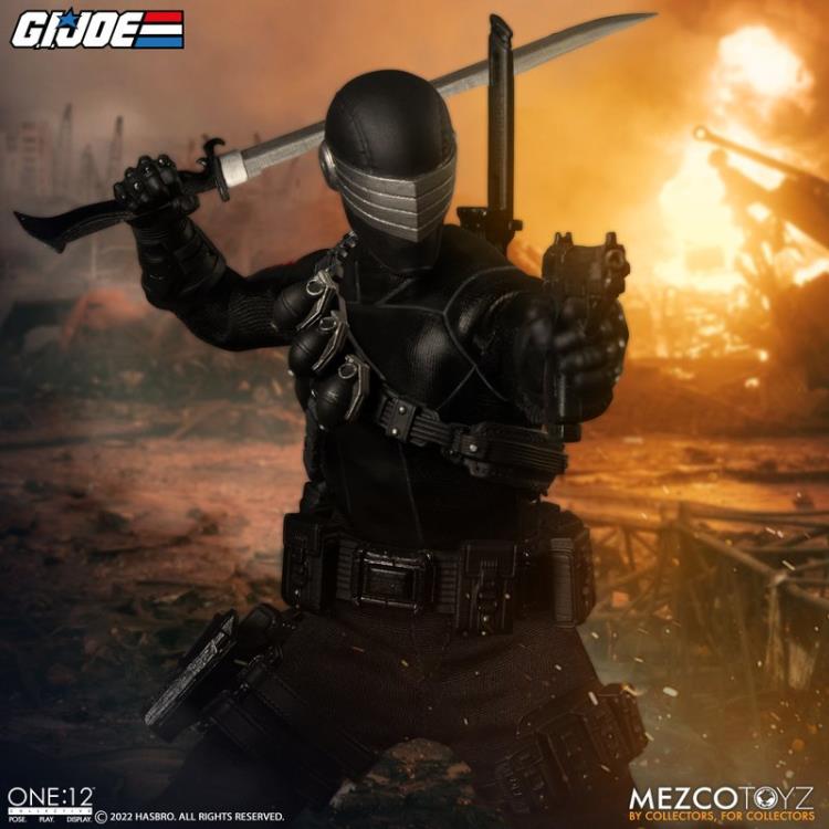G.I. Joe One:12 Collective Deluxe Snake Eyes Gallery Image 4