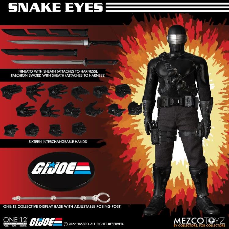 G.I. Joe One:12 Collective Deluxe Snake Eyes Gallery Image 17