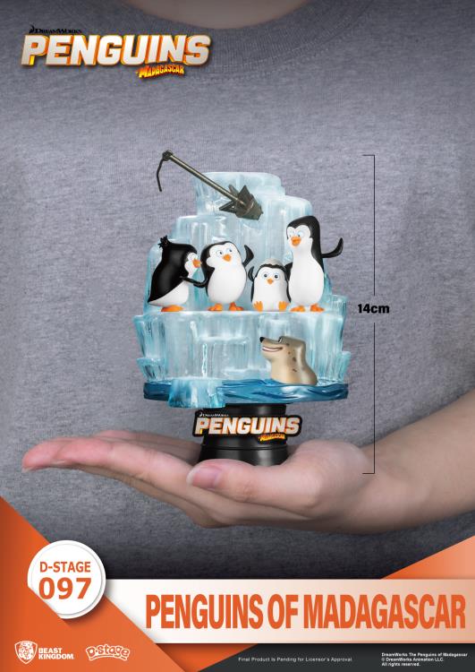 Penguins of Madagascar D-Stage DS-097 Statue Gallery Image 9