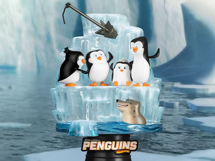 Penguins of Madagascar D-Stage DS-097 Statue Gallery Image 1