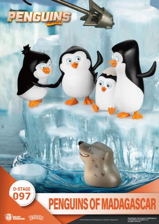 Penguins of Madagascar D-Stage DS-097 Statue Gallery Image 7