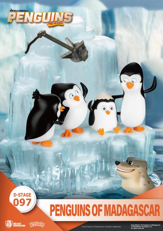 Penguins of Madagascar D-Stage DS-097 Statue Gallery Image 8