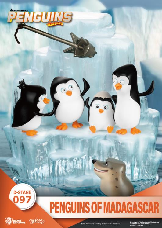 Penguins of Madagascar D-Stage DS-097 Statue Gallery Image 6