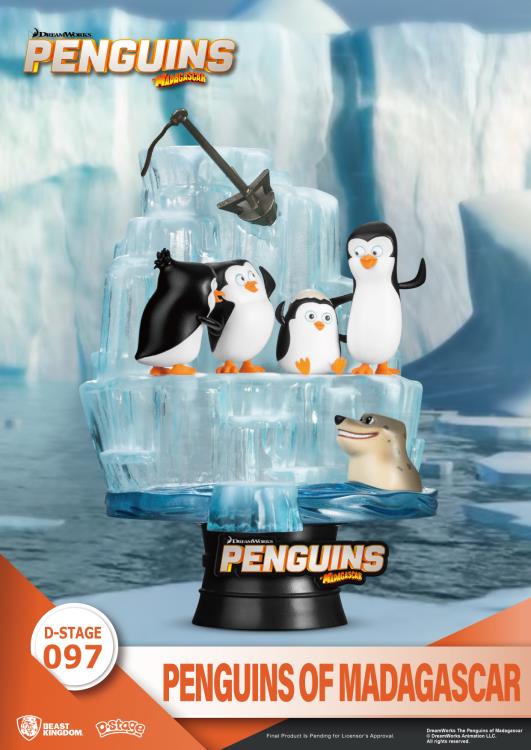 Penguins of Madagascar D-Stage DS-097 Statue Gallery Image 4