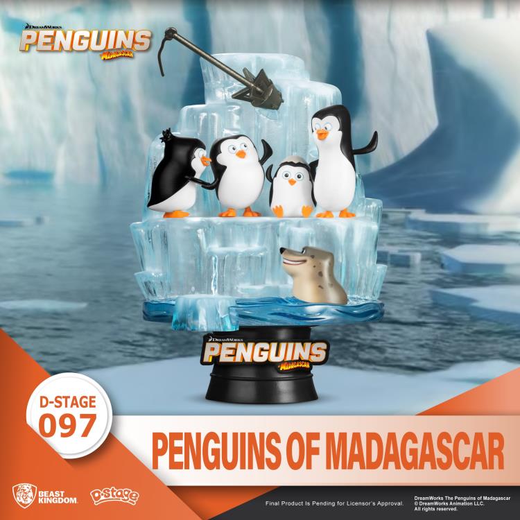 Penguins of Madagascar D-Stage DS-097 Statue Gallery Image 3