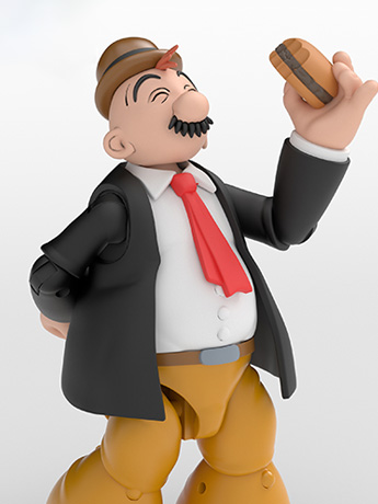 Popeye Classics J. Wellington Wimpy Action Figure Gallery Image 2