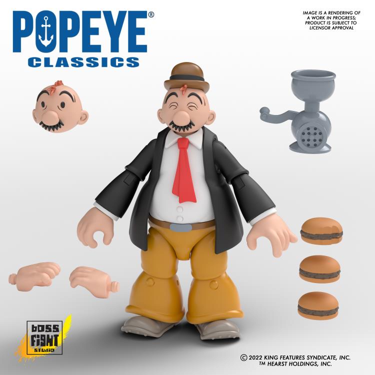 Popeye Classics J. Wellington Wimpy Action Figure Gallery Image 4