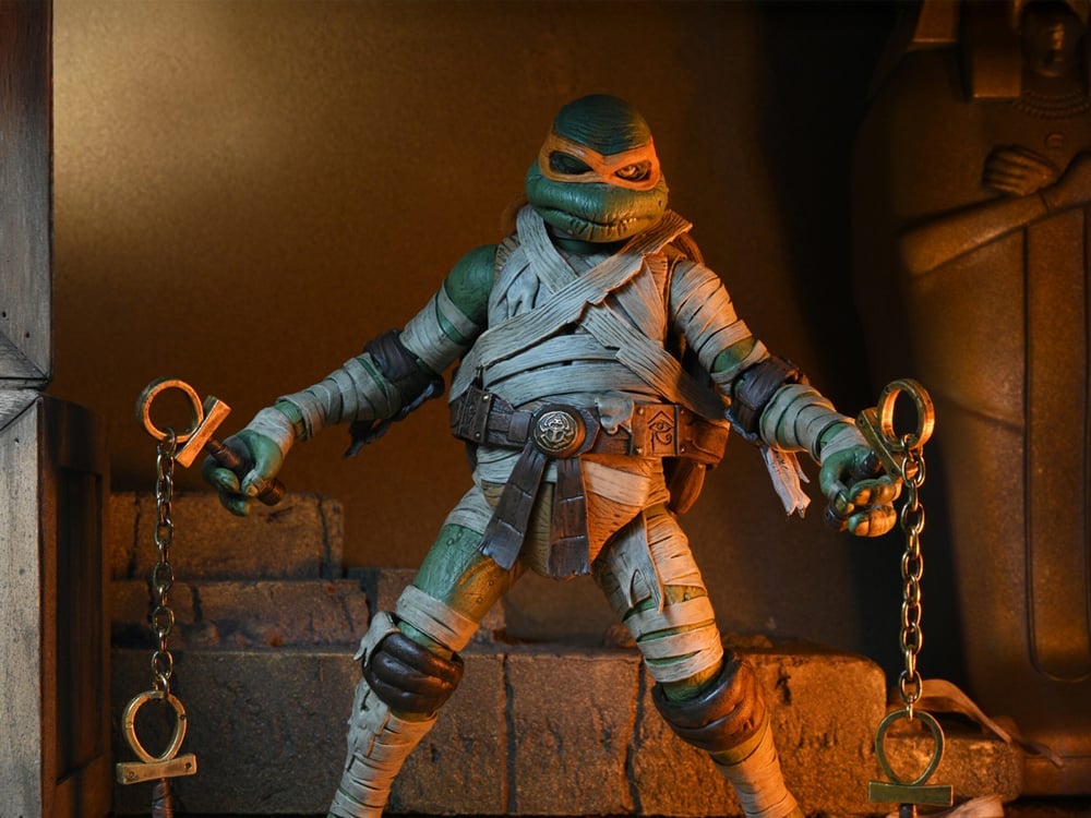 Universal Monsters x Teenage Mutant Ninja Turtles Ultimate Michelangelo as The Mummy Gallery Image 1