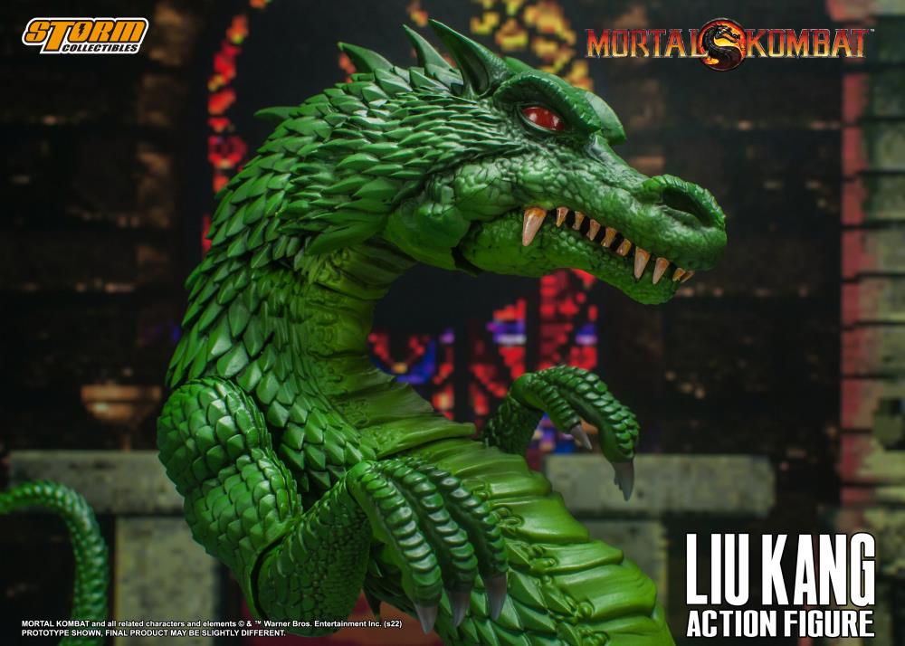 Mortal Kombat VS Series Liu Kang and Dragon 1/12 Scale Action Figure Set Gallery Image 12