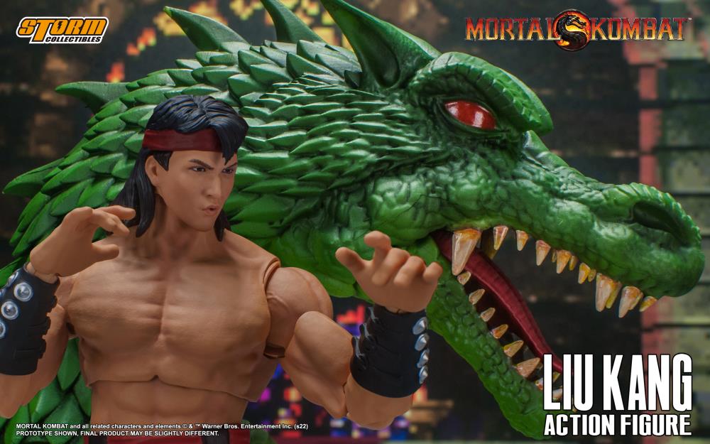 Mortal Kombat VS Series Liu Kang and Dragon 1/12 Scale Action