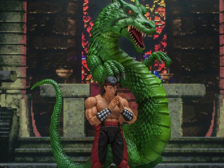 Mortal Kombat VS Series Liu Kang and Dragon 1/12 Scale Action Figure Set Gallery Image 1