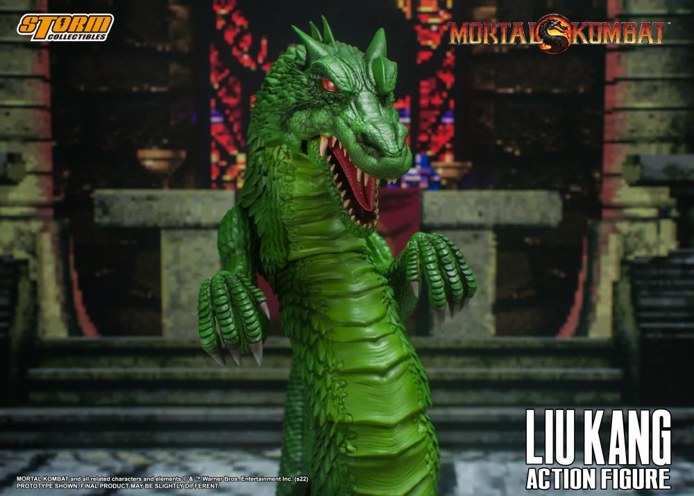 Mortal Kombat VS Series Liu Kang and Dragon 1/12 Scale Action Figure Set Gallery Image 11