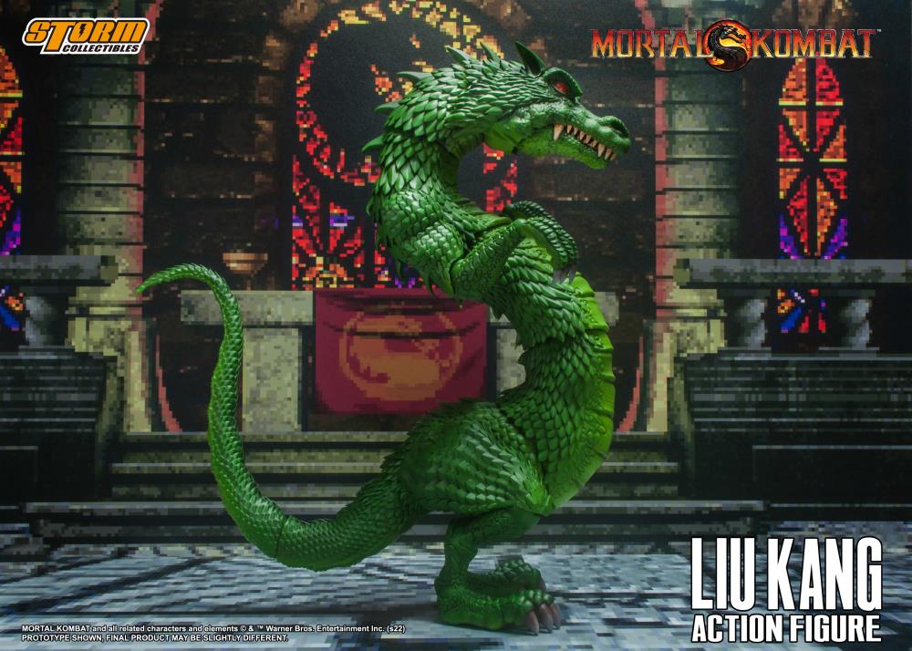 Mortal Kombat VS Series Liu Kang and Dragon 1/12 Scale Action Figure Set Gallery Image 9