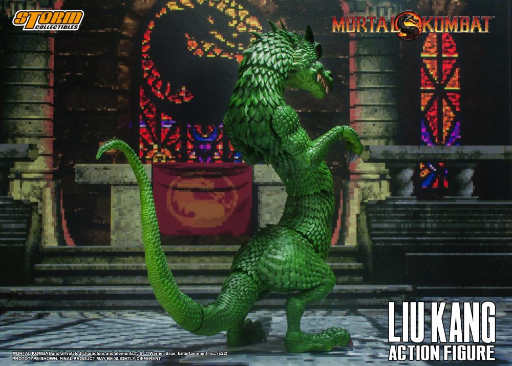 Mortal Kombat VS Series Liu Kang and Dragon 1/12 Scale Action Figure Set Gallery Image 10