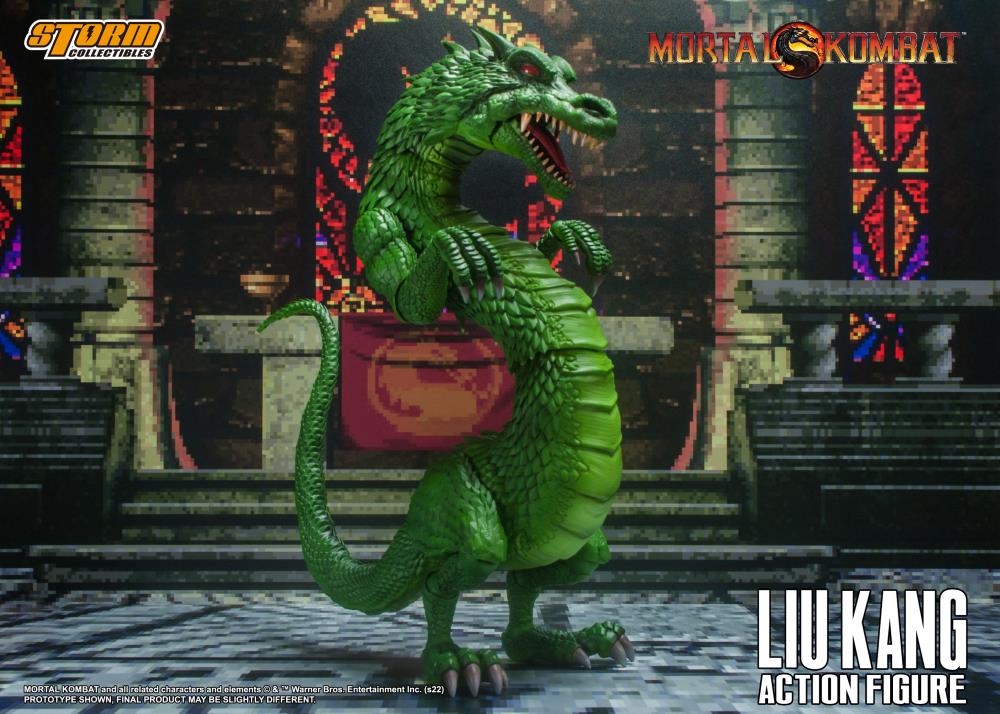 Mortal Kombat VS Series Liu Kang and Dragon 1/12 Scale Action Figure Set Gallery Image 8