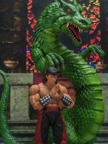 Mortal Kombat VS Series Liu Kang and Dragon 1/12 Scale Action Figure Set Gallery Image 2